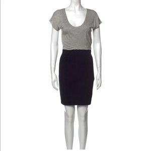 ELIZABETH AND JAMES Grey/Black Dress S